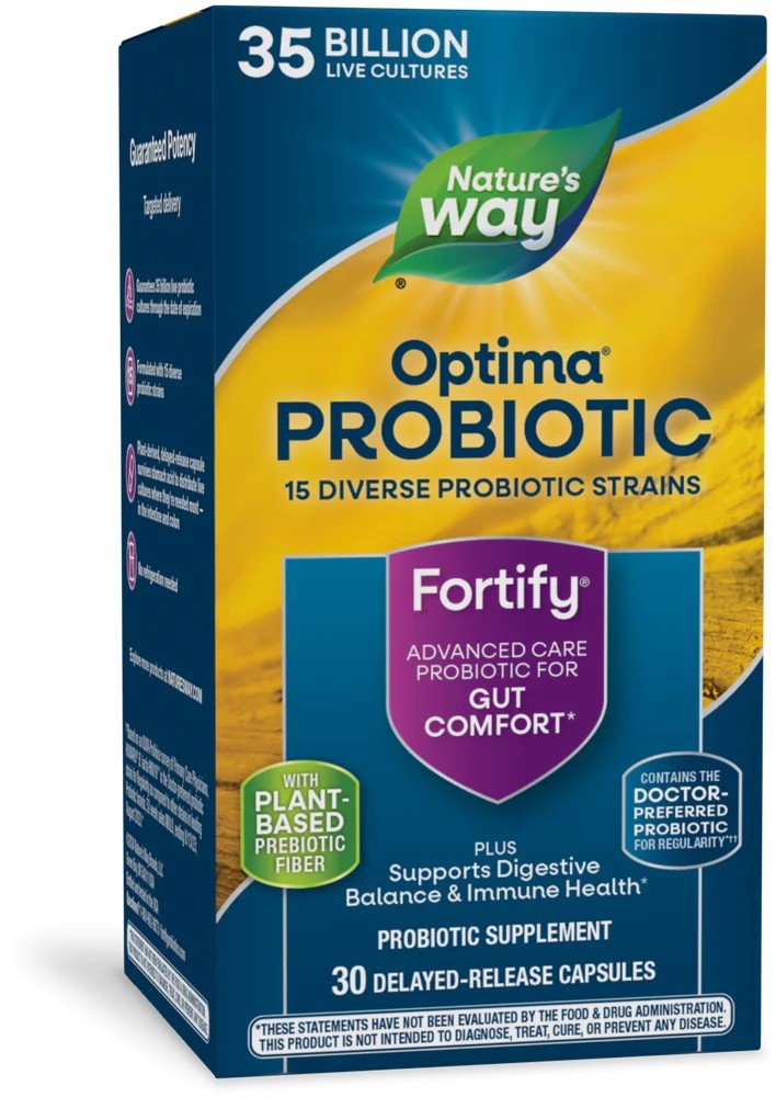 Nature's Way Fortify Optima Probiotic 35 Billion 30 VegCap