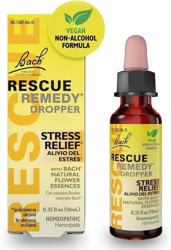 Bach Rescue Bach Remedy Non-Alcohol Dropper 10 ml Liquid