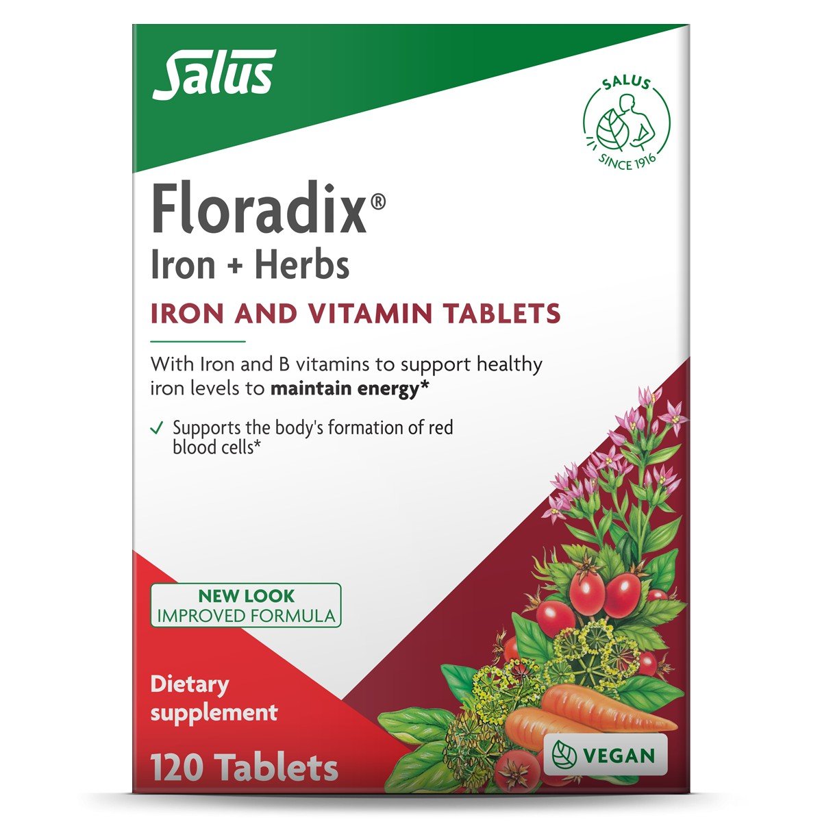 Salus Floradix Iron Tablets 120 Tablet