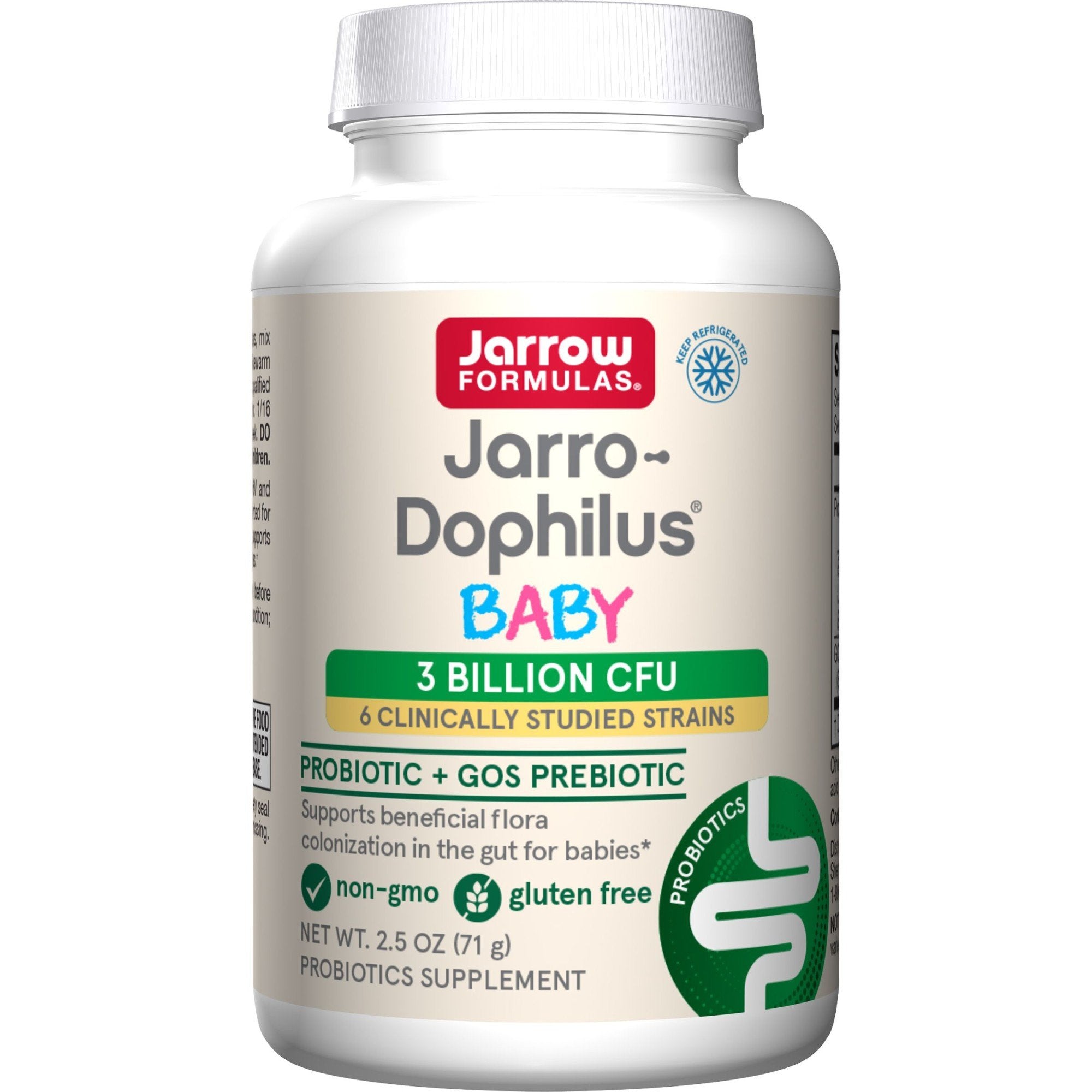 Jarrow Formulas Jarro-Dophilus Baby + GOS 2.5oz Powder