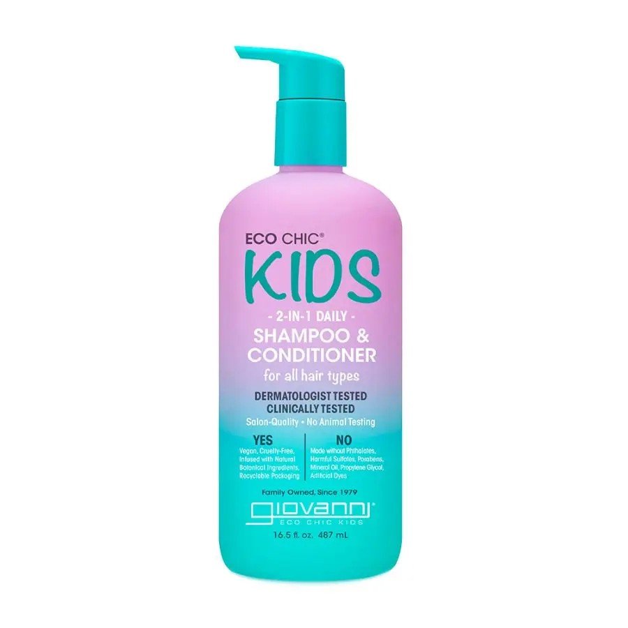 Giovanni Eco Chic Kids 2-in-1 Daily Shampoo & Conditioner 16.5 fl. oz. Liquid