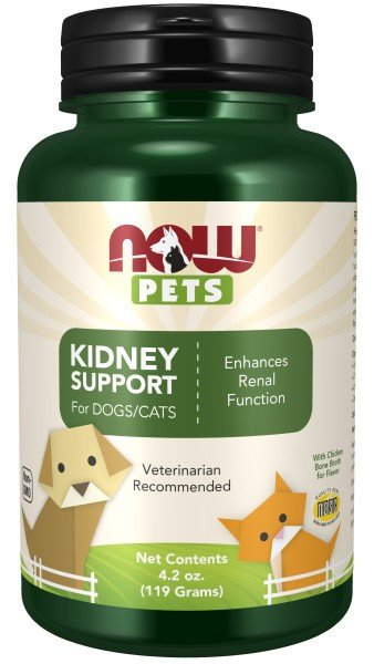 Now Foods Kidney Support for Dogs and Cats 4.2 oz Powder