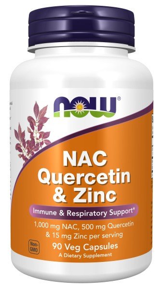 Now Foods NAC Quercetin &amp; Zinc 90 VegCap