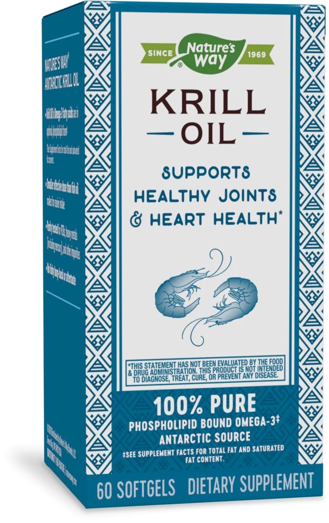 Nature&#39;s Way Krill Oil 500 mg 60 Softgel