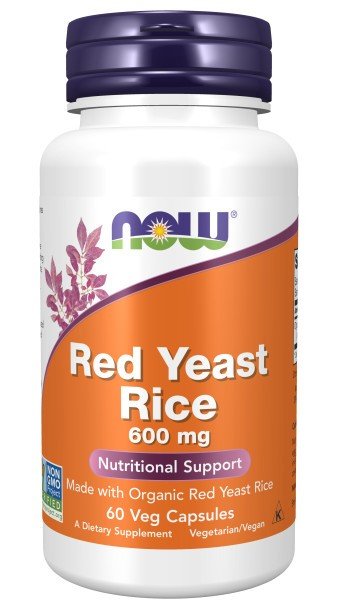Now Foods Red Yeast Rice Extract 600mg 60 VegCap