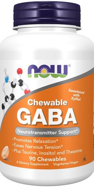 Now Foods GABA 250 mg Chewable 90 Chewable