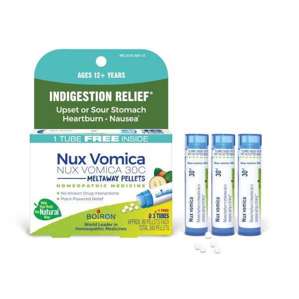 Boiron Nux Vomica 30C 3 MDT 240 Pellet