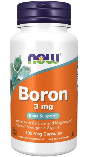 Now Foods Boron 3mg 100 Capsule