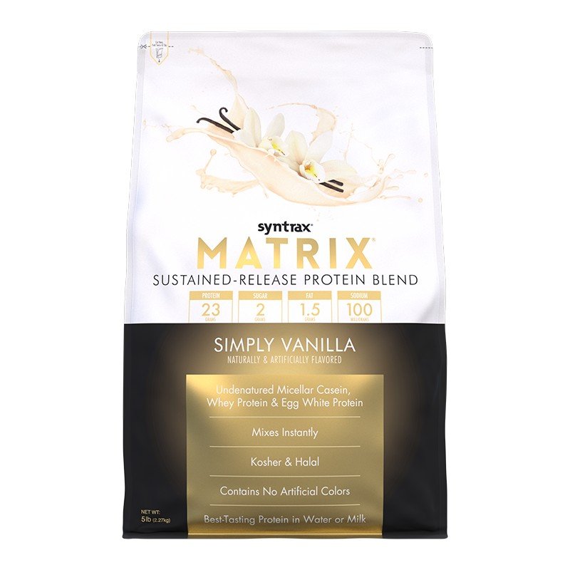 Syntrax MATRIX Simply Vanilla Protein Blend 5 lbs Powder