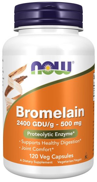 Now Foods Bromelain 2400GDU - 500mg 120 VegCap