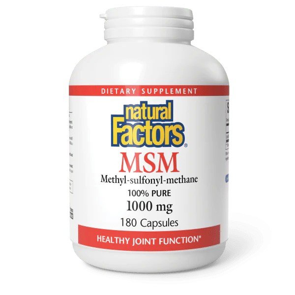 Natural Factors MSM 1000mg 180 Capsule