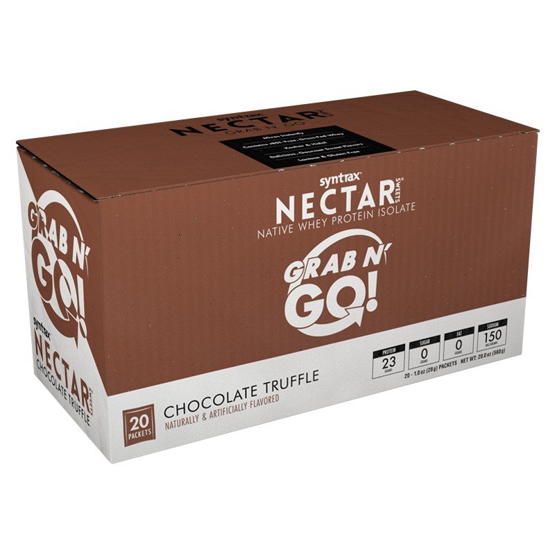 Syntrax NECTAR GRAB N' GO Chocolate Truffle Box 20 Packet