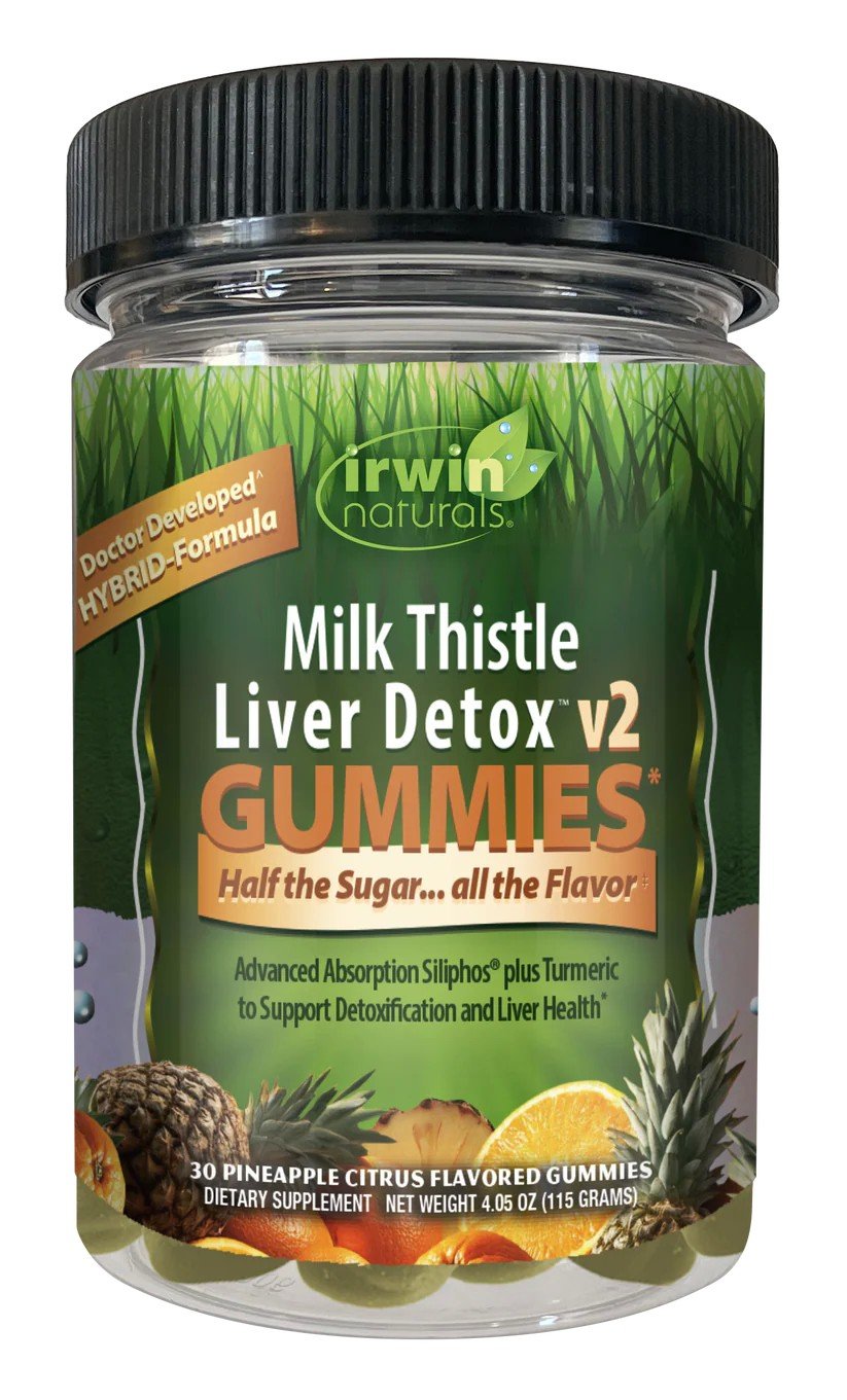 Irwin Naturals Milk Thistle Liver Detox v2 30 Gummies