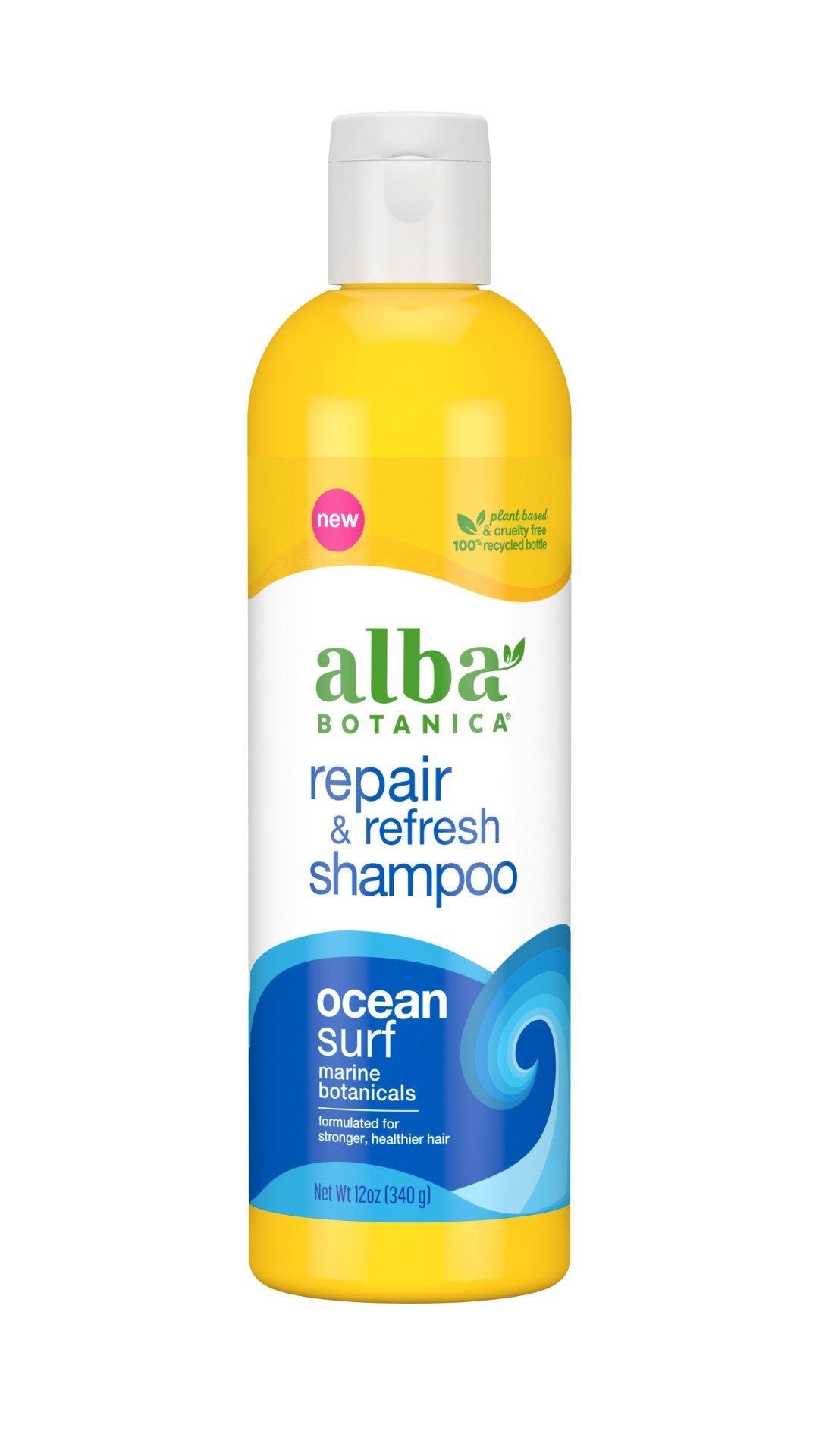 Alba Botanica Repair &amp; Refresh Shampoo - Ocean Surf 12 oz Liquid