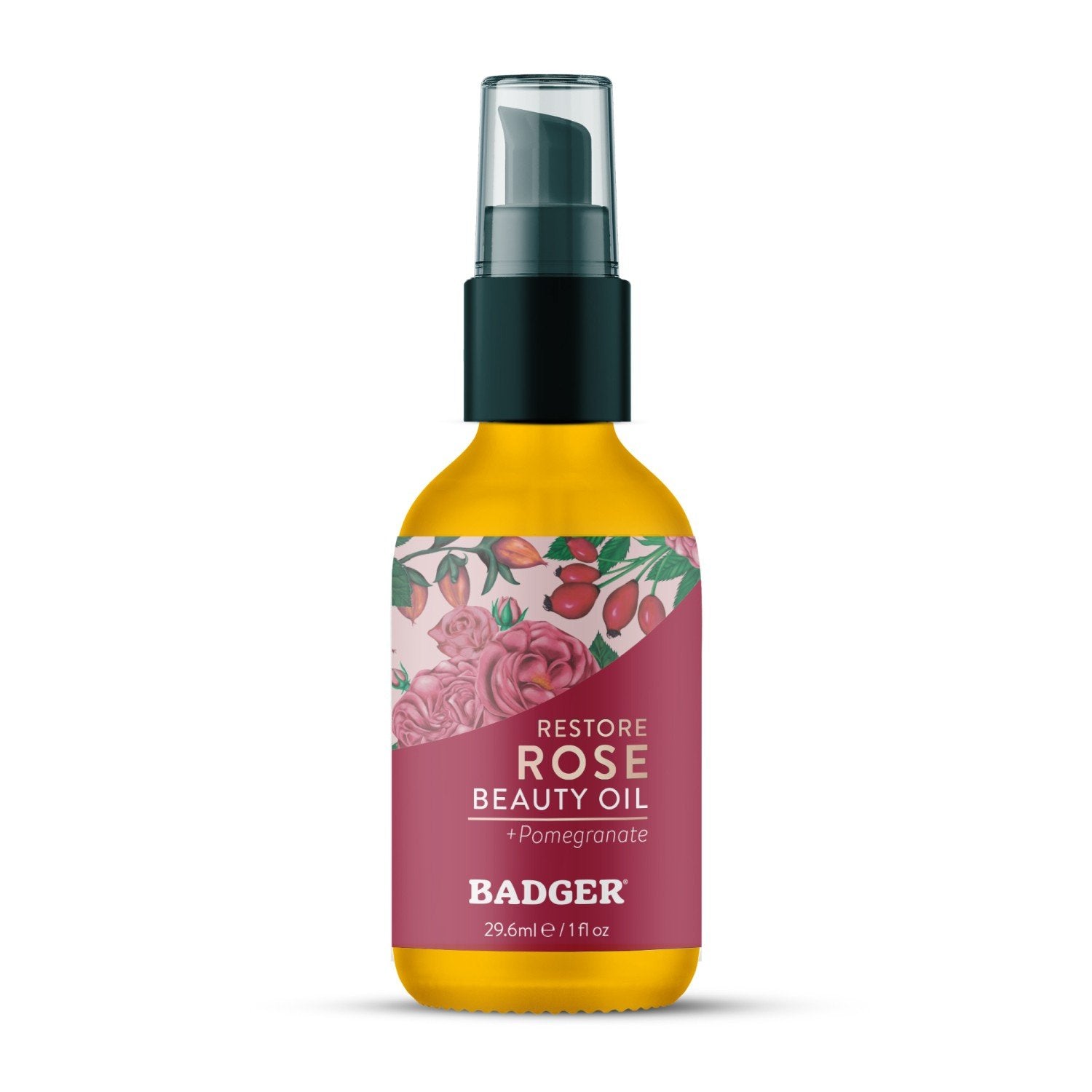 Badger Restore Rose Beauty Oil 1 fl. oz. Oil