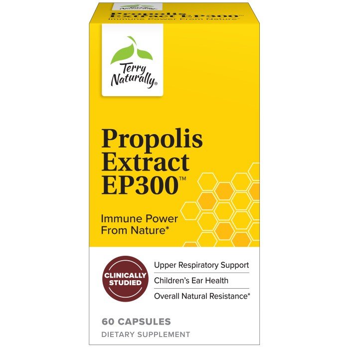 EuroPharma (Terry Naturally) Propolis Extract 60 Capsule