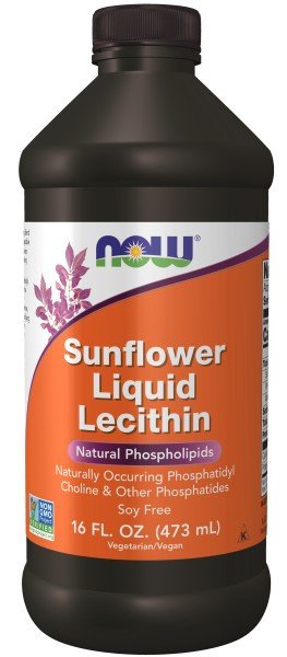 Now Foods Sunflower Liquid Lecithin 16 oz Oil