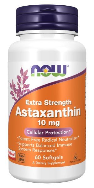 Now Foods Astaxanthin 10 mg Softgels 60 Softgel