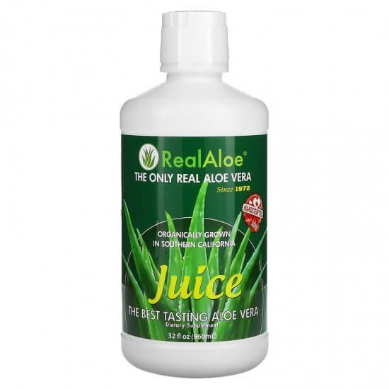 Real Aloe Aloe Vera Juice 32 oz Liquid