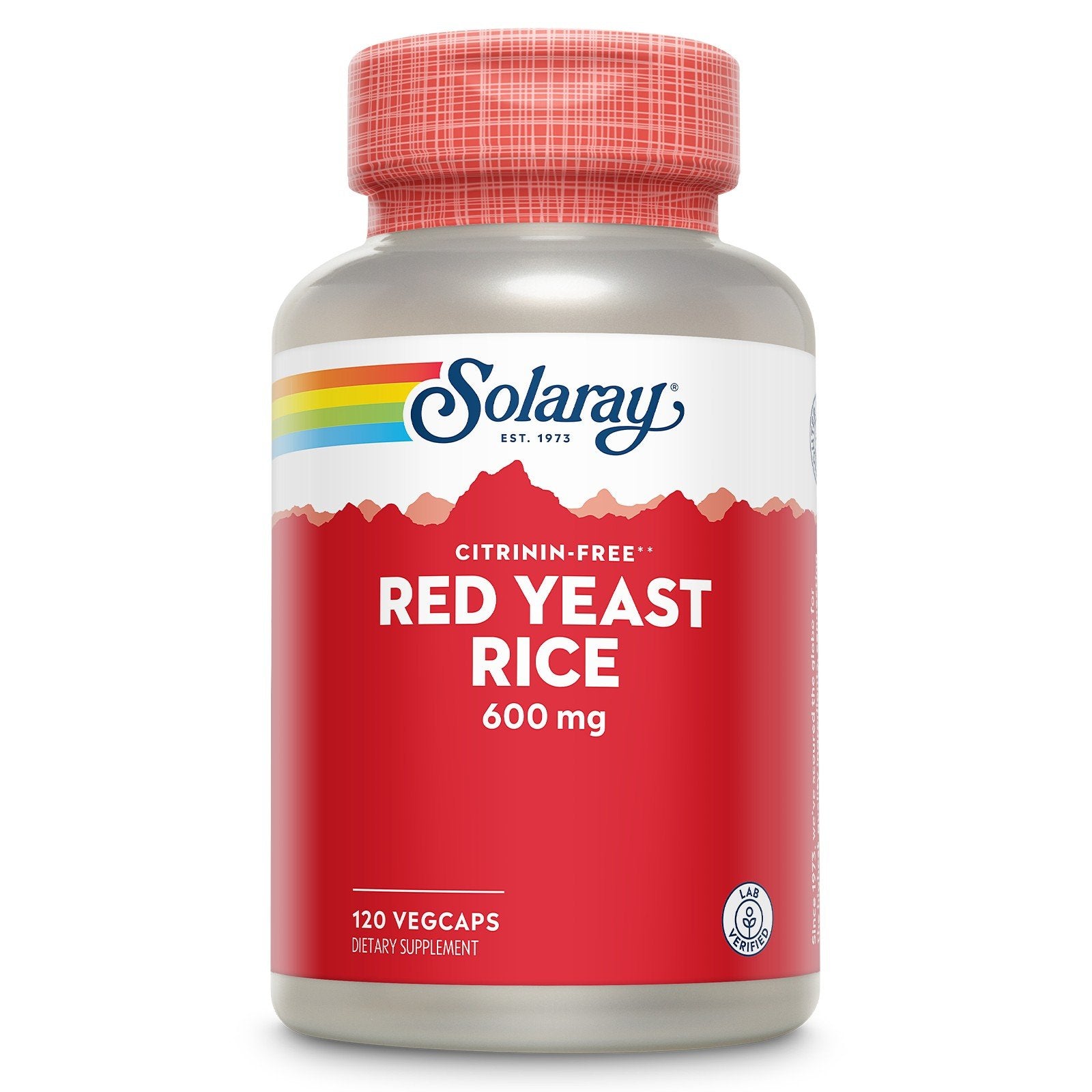 Solaray Red Yeast Rice 600mg 120 VegCap