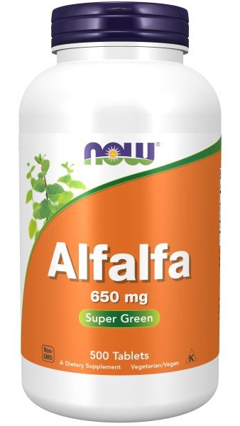 Now Foods Alfalfa 650 mg 500 Tablet