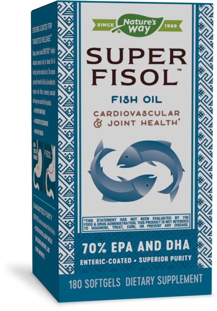 Nature&#39;s Way Super Fisol 180 Softgels