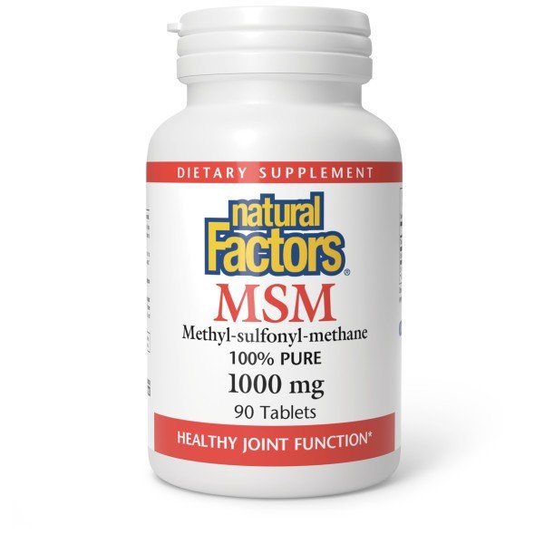 Natural Factors MSM 1000mg 90 Tablet