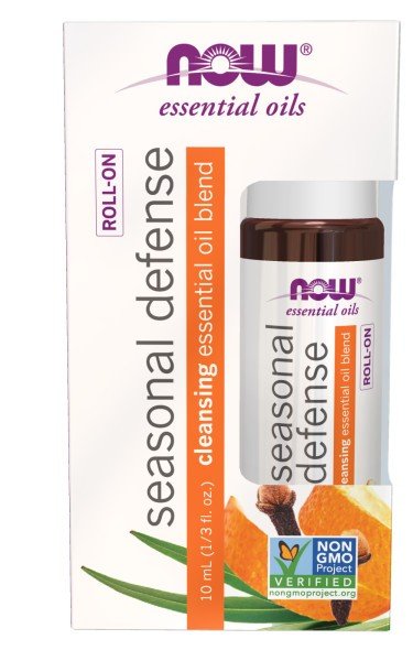 Now Foods Seasonal Defense Essential Oil 10 mL Roll-on