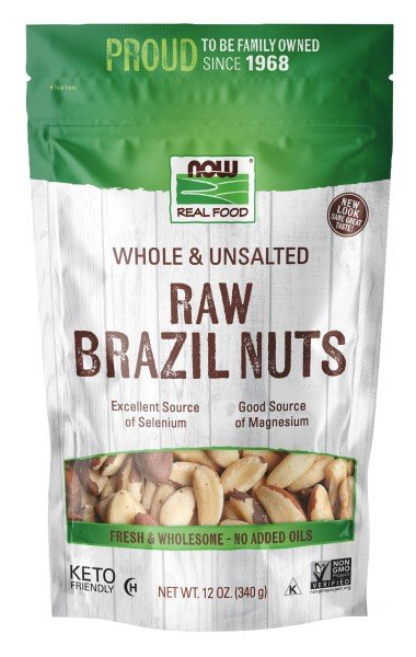 Now Foods Brazil Nuts Raw 12 oz Bag