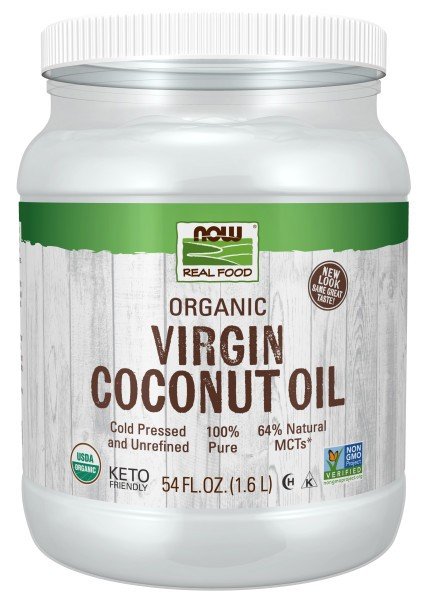 Now Foods Virgin Coconut Oil Organic 54 oz Oil