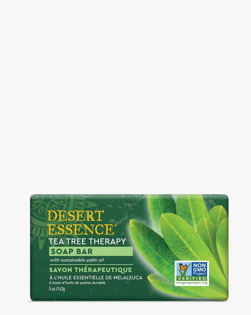 Desert Essence Cleansing Therapy Bar Soap Tea Tree 5 oz Bar Soap