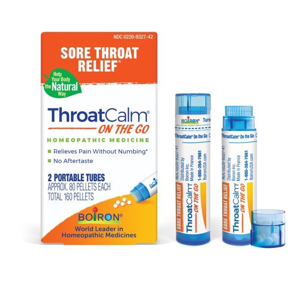 Boiron ThroatCalm On the Go 160 Pellet