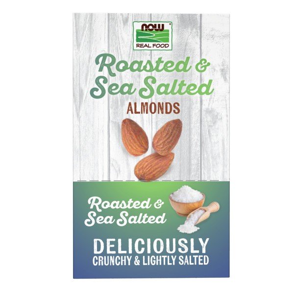 Now Foods Roasted &amp; Salted Almonds 10-1.25 oz (35 g) Packet