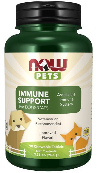 Now Foods Pet Immune Support (for Cats &amp; Dogs) 90 Chewable Tablet