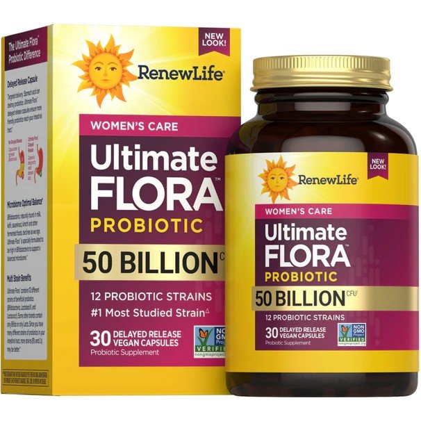 Renew Life Ultimate Flora Women's Vaginal Probiotic 50 Billion 30 VegCap