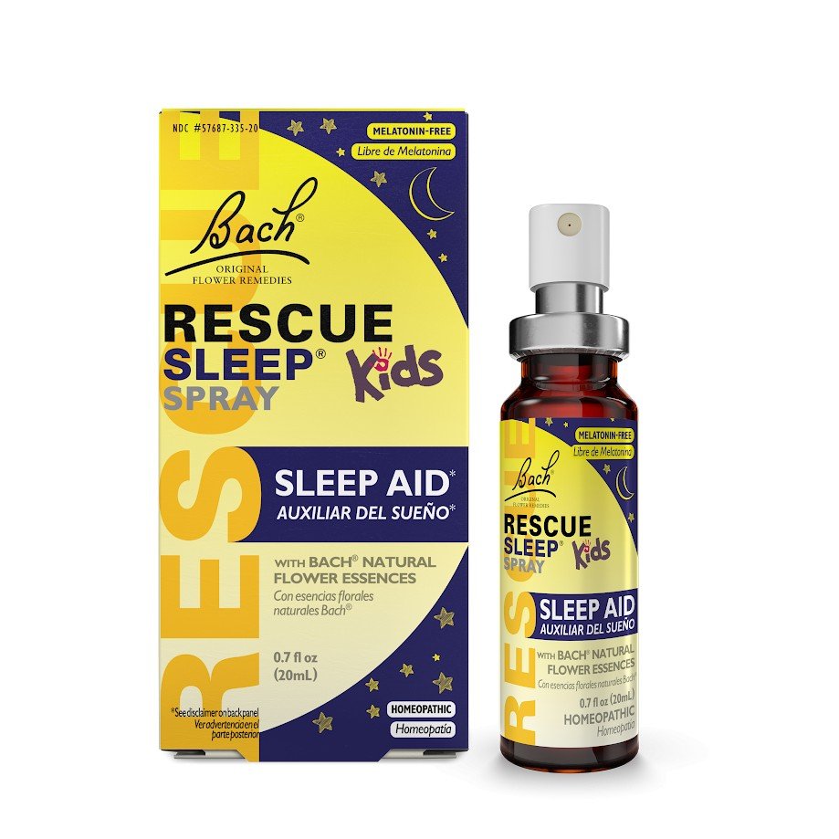 Bach Rescue Sleep Kids Spray Stress Relief - Non-Alcohol - Spray 20 mL(0.7 fl oz) Spray