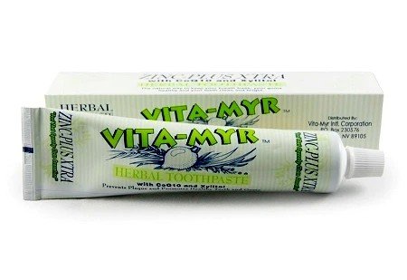 Vita-Myr Zinc+ Toothpaste 5.4 oz Tube