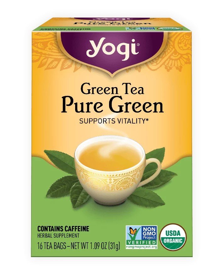 Yogi Teas Green Tea Pure Green Tea 16 Bag