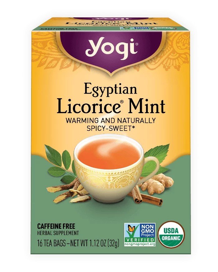 Yogi Teas Egyptian Licorice Mint Tea (Organic) 16 Bag