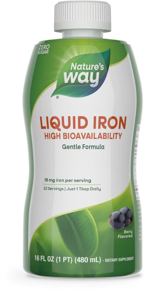 Nature's Way Liquid Iron 18 mg 16 oz Liquid