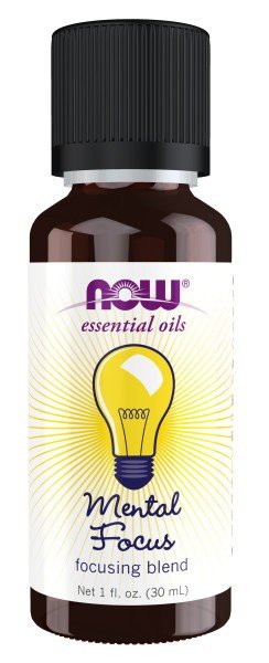 Now Foods Mental Focus Oil Blend 1 fl oz Oil