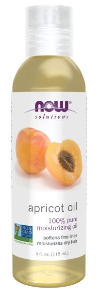 Now Foods Solutions Apricot Kernel Oil 4 oz Liquid