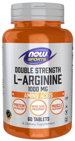 Now Foods Double Strength L-Arginine 1000 mg 60 Tablet