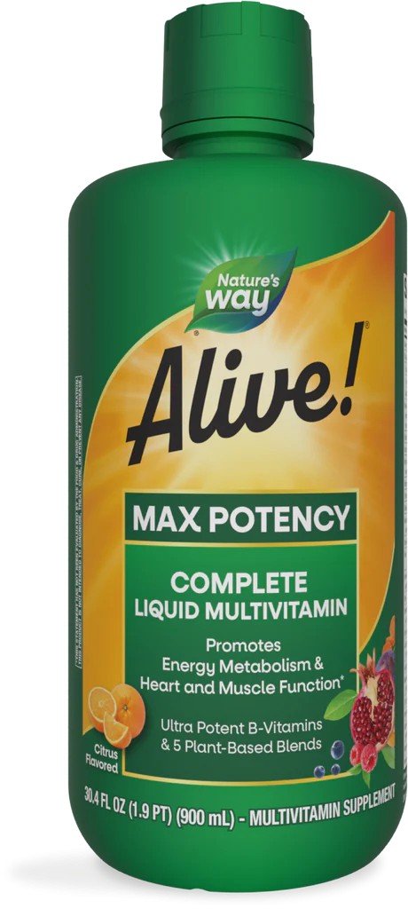 Nature's Way Alive! Max Potency Liquid Multi-Vitamin 30.4 oz Liquid