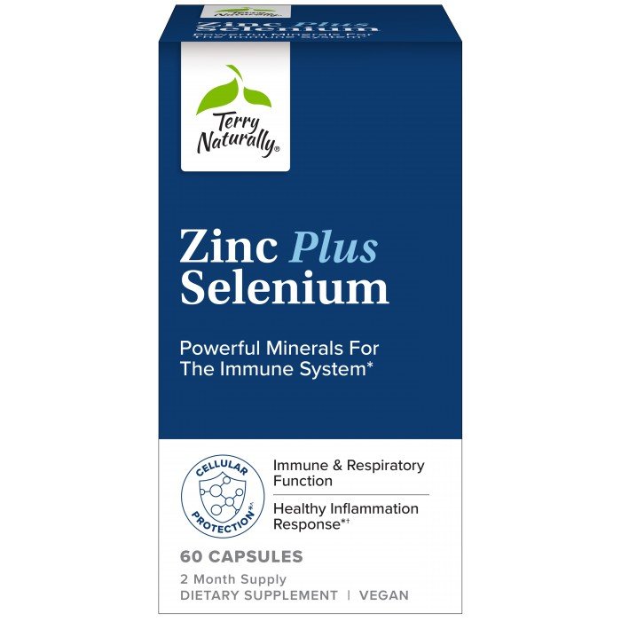 EuroPharma (Terry Naturally) Zinc Plus Selenium 60 Capsule