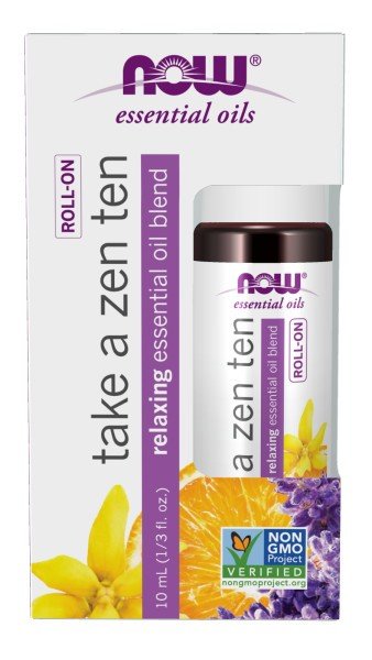 Now Foods Take A Zen Ten Essential Oil 10 mL Roll-on