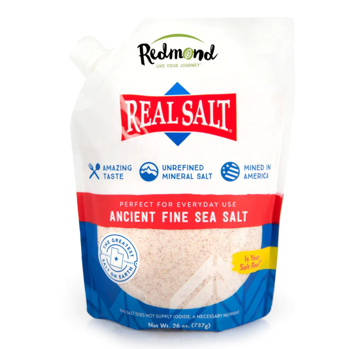 Realsalt Real Salt Ancient Fine Salt Pouch 26 oz Granule