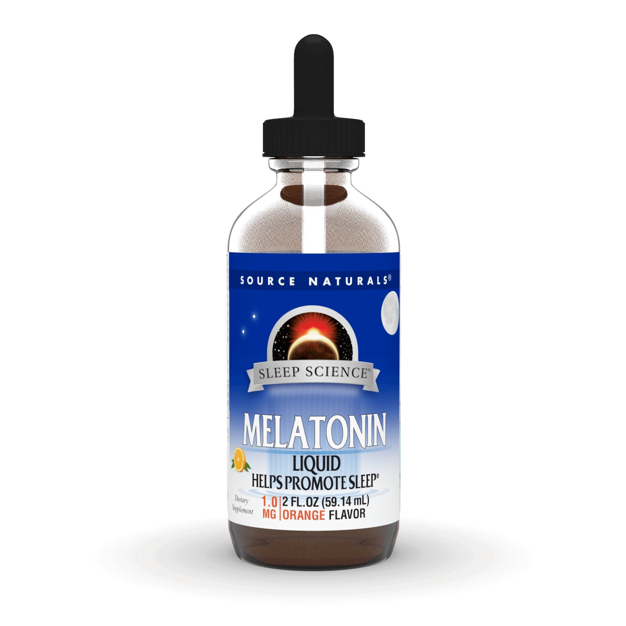 Source Naturals, Inc. Sleep Science Melatonin Liquid Sublingual-Orange 2 oz Liquid