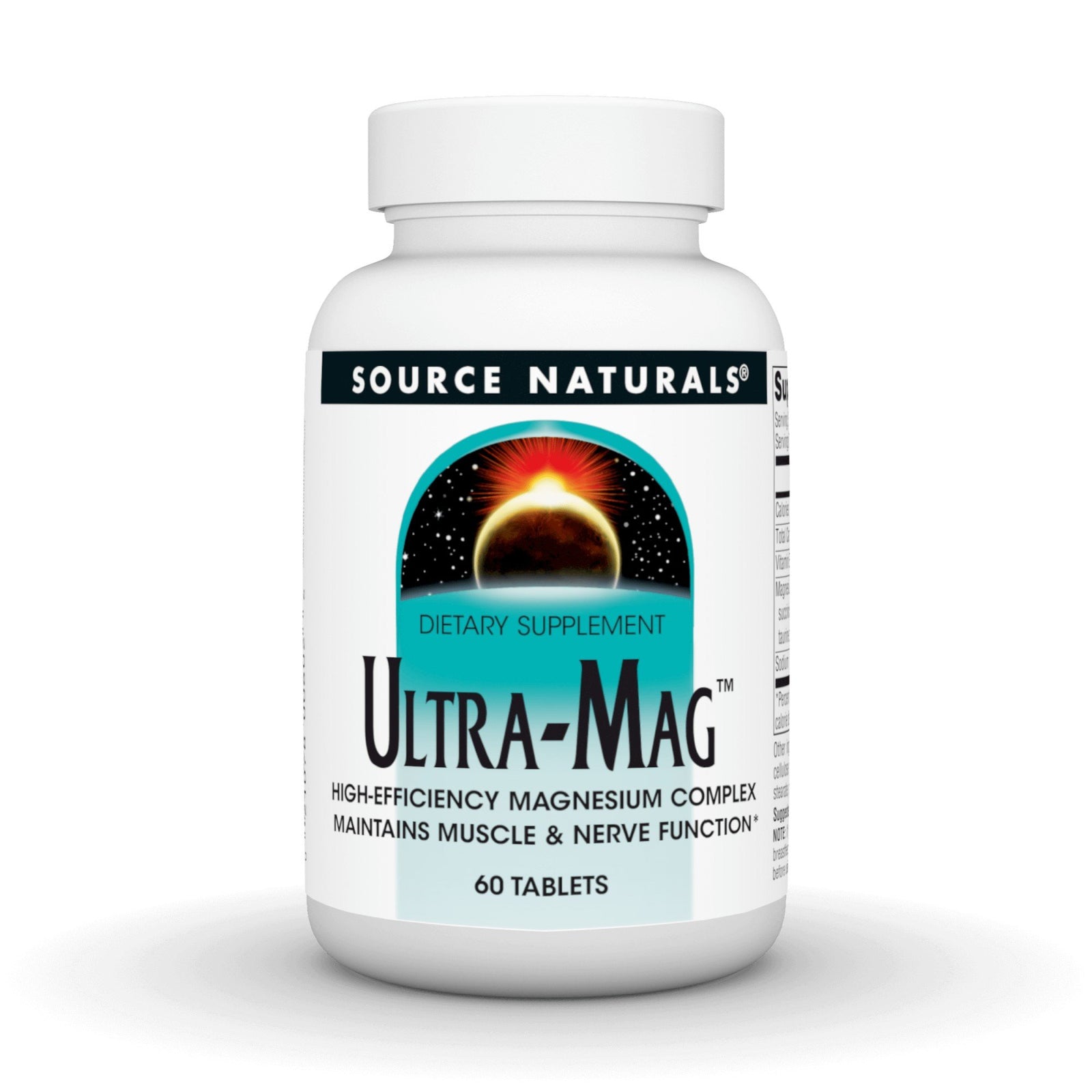 Source Naturals, Inc. Ultra-Mag Hi Efficiency Magnesium 60 Tablet