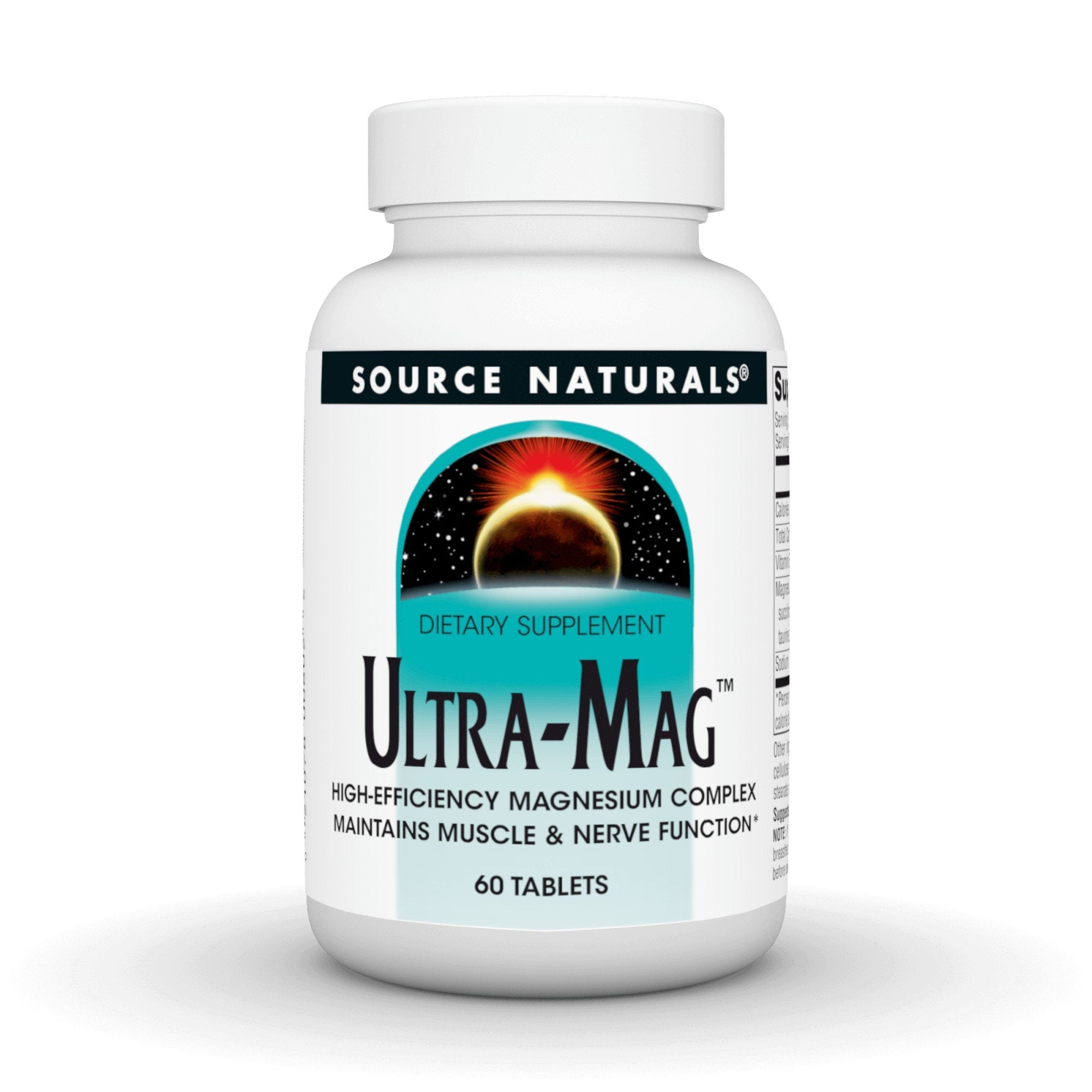 Source Naturals, Inc. Ultra-Mag Hi Efficiency Magnesium 60 Tablet